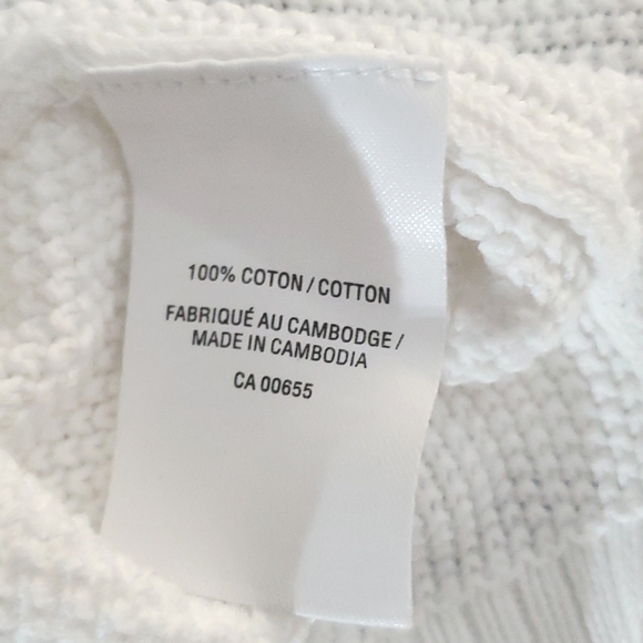 Reitmans Textured Knit Top 100% Cotton- XS - Picture 6 of 7